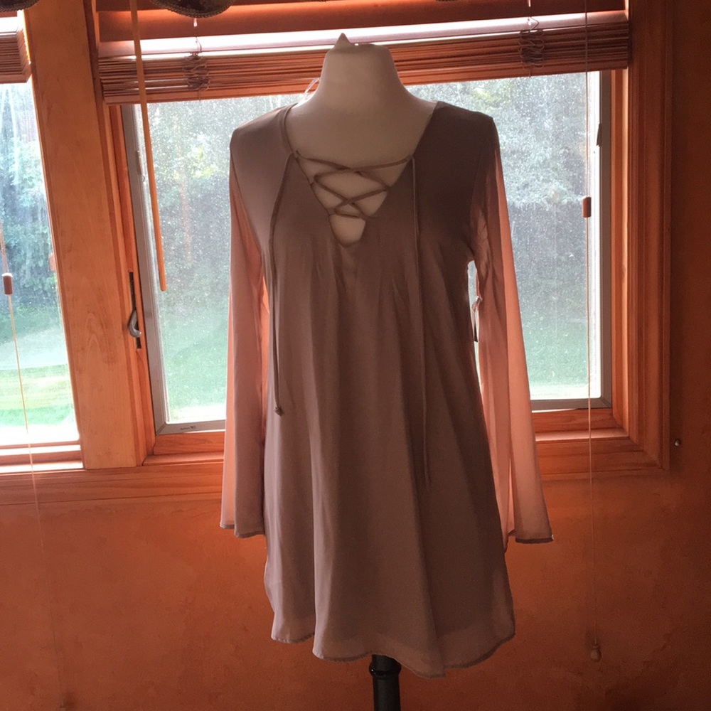 A simple brown dress